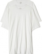 Calvin Klein Men's Big and Tall Two Pack Crew Tee  #U3284