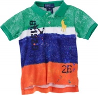 Polo Ralph Lauren Infant Boys Big Pony Printed Mesh Polo (18 Month, Green Multi) Polo Ralph Lauren Infant Boys Big Pony Printed Mesh Polo (18 Month, Green Multi)