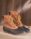 Men's Sorel Cheyanne Lace Full-Grain Leather Boots, CHIPMUNK/BLACK, Size 12