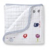 aden + anais 100% Cotton Muslin Dream Blanket, Monster Mash