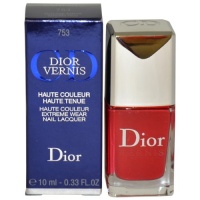 Dior Vernis Nail Lacquer No.753 Mayan Red Women Nail Polish by Christian Dior, 0.33 Ounce Dior Vernis Nail Lacquer No.753 Mayan Red Women Nail Polish by Christian Dior, 0.33 Ounce