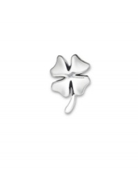 Add a lucky charm to your bracelet or necklace with this sterling silver four leaf clover. Donatella is a playful collection of charm bracelets and necklaces that can be personalized to suit your style!  Available exclusively at Macy's.