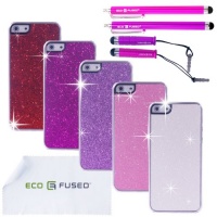 ECO-FUSED® 12 pieces Bling Sparkle Hard Cover Case Bundle iPhone 5 / 5 Sparkle Hard Cover Cases/4 stylus/2 Screen Protectors, ECO-FUSED® Microfiber Cleaning Cloth included ECO-FUSED® 12 pieces Bling Sparkle Hard Cover Case Bundle iPhone 5 / 5 Sparkle Hard Cover Cases/4 stylus/2 Screen Protectors, ECO-FUSED® Microfiber Cleaning Cloth included