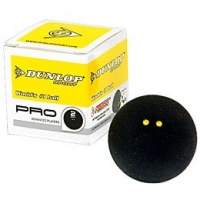 Dunlop Pro - Double Yellow Dot Squash Ball - 3-pack Dunlop Pro - Double Yellow Dot Squash Ball - 3-pack