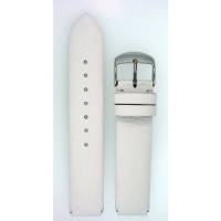 JP Leatherworks Alligator Grain Leather Watchband Fits Philip Stein Large Size 2, 20mm White With Spring Bars