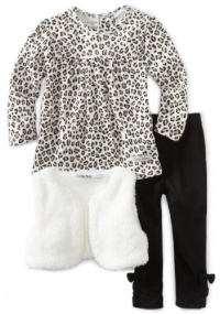 Calvin Klein Baby-Girls Newborn Animal Print 3 Piece Vest Set Calvin Klein Baby-Girls Newborn Animal Print 3 Piece Vest Set