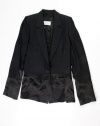 Maison Martin Margiela womens satin bottom blazer jacket