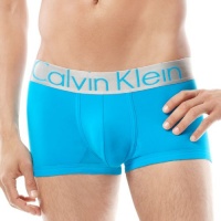 Calvin Klein Men's Steel Micro Low Rise Trunk, Splash, Large Calvin Klein Men's Steel Micro Low Rise Trunk, Splash, Large