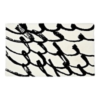 A bold, modern design in striking black and white, crafted in plush, super soft cotton. A bold, modern design in striking black and white, crafted in plush, super soft cotton.