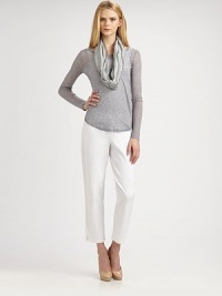 There's so much to adore about a casual, organic cotton style with an easy fit.Side zipInseam, about 2895% organic cotton/5% spandexMachine washImported Model shown is 5'10 (177cm) wearing US size Small. There's so much to adore about a casual, organic cotton style with an easy fit.Side zipInseam, about 2895% organic cotton/5% spandexMachine washImported Model shown is 5'10 (177cm) wearing US size Small.