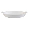 Le Creuset Heritage Stoneware 1-7/10-Quart Oval Au Gratin Dish, White