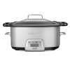 Truly multi-functional, this all in one unit can be used to slow cook, roast, brown, sauté and steam at the push of a button. Slow cook on high, low, simmer or warm for up to 24 hours; roast at temperatures from 250-450°F for up to 6 hours and brown/sauté at temperatures up to 500°F..