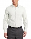 Perry Ellis Men's Long Sleeve Slim Yarn Dye Plaid Shirt