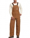 Carhartt Men's Quilt Lined Duck Zip-To-Thigh Bib Overall