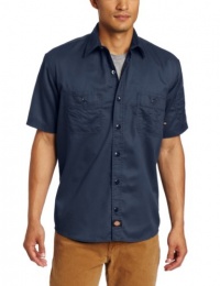 Dickies Men's Short Sleeve Ring Spun Twill Work Shirt Dickies Men's Short Sleeve Ring Spun Twill Work Shirt