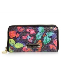 Beautiful butterflies and sparkling sequins. This whimsical design from Betsy Johnson features a feminine print, vibrant colors and tons of organization. The perfect style to keep you on task day in and day out. Beautiful butterflies and sparkling sequins. This whimsical design from Betsy Johnson features a feminine print, vibrant colors and tons of organization. The perfect style to keep you on task day in and day out.