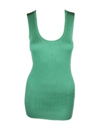 M Missoni Womens Solid Knit Sleeveless Tank Top