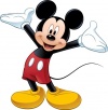 RoomMates RMK1508GM Mickey Mouse Peel and Stick Giant Wall Decal