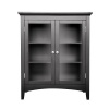 Elegant Home Fashions 7633 Madison Avenue Double Floor Cabinet Dark Espresso