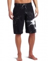 DC Men's Cartridge Engineered Splatter Print Board Short