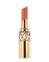This creamy lipstick provides nourishment to the lips leaving them soft and smooth. ROUGE VOLUPTÉ PERLE drenches the lips in cult color and a satiny-pearl finish thanks to the incorporation of voluptuous pearls (transparent crystal pearls and colored pearls) to gives the ultimate sophisticated shine on the lips. ROUGE VOLUPTÉ PERLE is long-lasting and highly comfortable and leaves lips visibly smoothed, plumped and radiant.