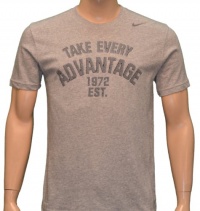 NIKE Men's Take Every Advantage 1972 EST. Dri-Fit Shirt - Gray NIKE Men's Take Every Advantage 1972 EST. Dri-Fit Shirt - Gray