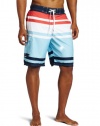 IZOD Men's Colorblock Stripe Swim Short