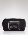 This durable MARC BY MARC JACOBS beauty bag is oh-so sketchy, detailed by a playful logo.