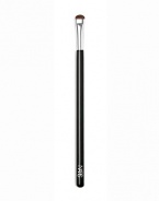 Natural pony hair brush is perfect for applying eye shadow close to the lash lines to create a smoky effect, or to place powder color over pencil eyeliner for greater depth of color. Imported. 