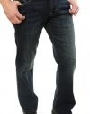 Lucky Brand Men's 227 Slim Boot: Lowrise Slim Fit Boot Cut Dark Jeans