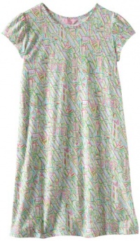Lilly Pulitzer Girls 7-16 Little Kelsea Dress, Resort White Guiding Light, Medium Lilly Pulitzer Girls 7-16 Little Kelsea Dress, Resort White Guiding Light, Medium