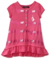 Baby Phat - Kids Girls 2-6x Tod Sequins Top With Ruffles, Pink, 2T