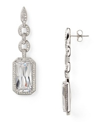 Lora Paolo's shapely rectangular drop earrings are an exquisite choice. The angular cascade of crystals and cubic zirconia ensures this timelss pair will light up every look.