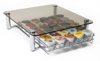 Deluxe Glass Coffee Drawer for Keurig Single Serve Kcups Holds 35 K-cups By Fevodesign Deluxe Glass Coffee Drawer for Keurig Single Serve Kcups Holds 35 K-cups By Fevodesign