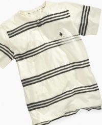 LRG takes the old-time henley T-Shirt and updates it with a triple-stripe and tree logo for today's back-to-school boy. (Clearance) LRG takes the old-time henley T-Shirt and updates it with a triple-stripe and tree logo for today's back-to-school boy. (Clearance)