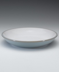 Heap on a hearty serving of pasta or soup with this lovely bowl. Coordinates with striped Mist Falls pieces for a beautifully layered table. Heap on a hearty serving of pasta or soup with this lovely bowl. Coordinates with striped Mist Falls pieces for a beautifully layered table.