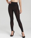 With a subtle shine, these Yummie Tummie leggings smooth trouble areas for great-looking gams. Style #YT2-090.