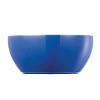 Sophisticated dinnerware with a rim of color to as vibrancy to the dinner table. Dishwasher and microwave safe.