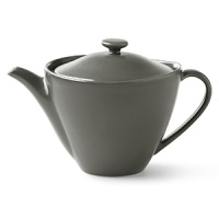 A highly glossed surface and unusual contours make this Pebblestone teapot an artful addition to any table. A highly glossed surface and unusual contours make this Pebblestone teapot an artful addition to any table.