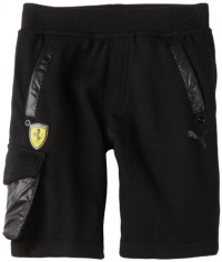 Puma - Kids Boys 2-7 Little Ferrari Bermuda Short, Black, 7 Puma - Kids Boys 2-7 Little Ferrari Bermuda Short, Black, 7