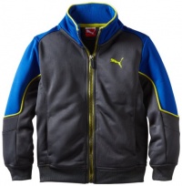 Puma - Kids Boys 2-7 Tech Jacket, Grey, 7 Puma - Kids Boys 2-7 Tech Jacket, Grey, 7