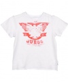 Guess Eagle Division T-Shirt (Sizes 4 - 7) - white, 7