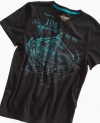 He can sink his talons – or fingers – into a killer style with this graphic tee from Epic Threads. He can sink his talons – or fingers – into a killer style with this graphic tee from Epic Threads.
