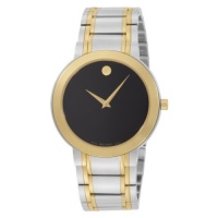 Movado Men's 606193 Stiri Two-Tone Black Dial Watch Movado Men's 606193 Stiri Two-Tone Black Dial Watch