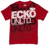 Ecko Boys 2-7 Short Sleeve Shirt, Red, 4