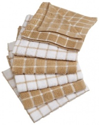 Excello Windowpane Combo Dish Cloth White with Pebble, Set of 6 Excello Windowpane Combo Dish Cloth White with Pebble, Set of 6