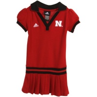 NCAA adidas Nebraska Cornhuskers Toddler Girls Polo Dress - Scarlet (2T) NCAA adidas Nebraska Cornhuskers Toddler Girls Polo Dress - Scarlet (2T)