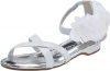 Jessica Simpson Anita Sandal (Little Kid/Big Kid),White,4 M US Big Kid