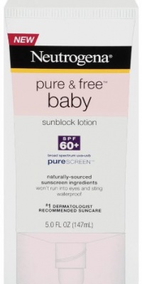 Neutrogena Pure and Free Baby Lotion, SPF 60, 5 Ounce Neutrogena Pure and Free Baby Lotion, SPF 60, 5 Ounce