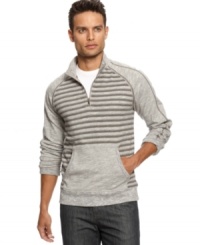 Sporty yet sleek, this INC International Concepts shirt is a stylish addition to your cool weather wardrobe. Sporty yet sleek, this INC International Concepts shirt is a stylish addition to your cool weather wardrobe.